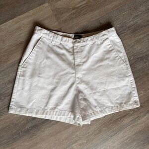 Vintage Lee Women's High Waist Shorts - White
